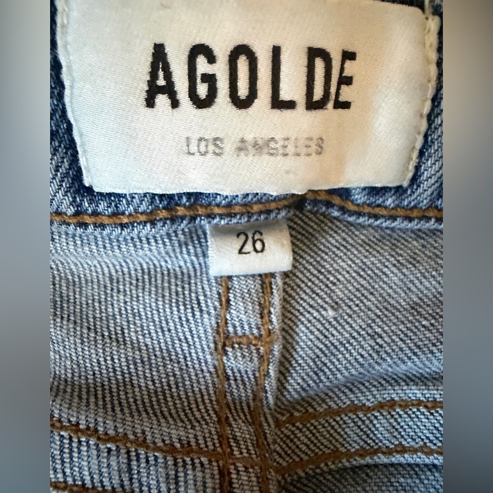 Agolde Light Blue Ankle Jeans - Picture 8 of 12